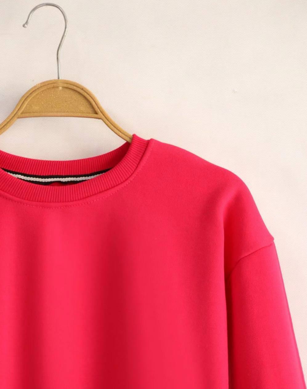 بلوز دورس ۲نخ یقه گرد ساده (پک 4 عددی)