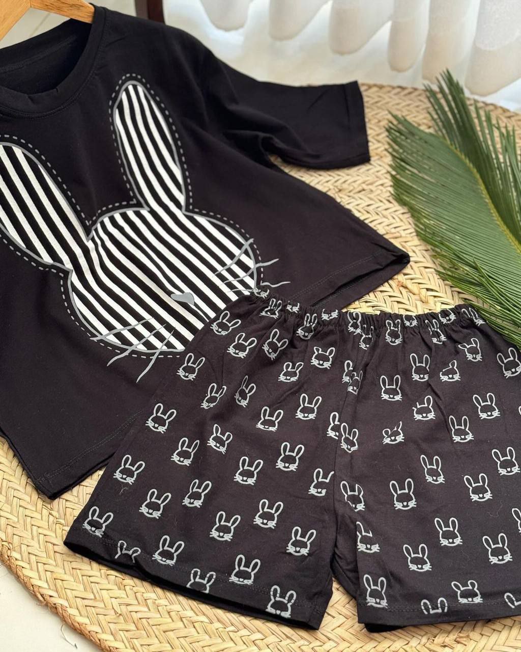 کراپ شورتک خرگوش (پک 6 عددی)