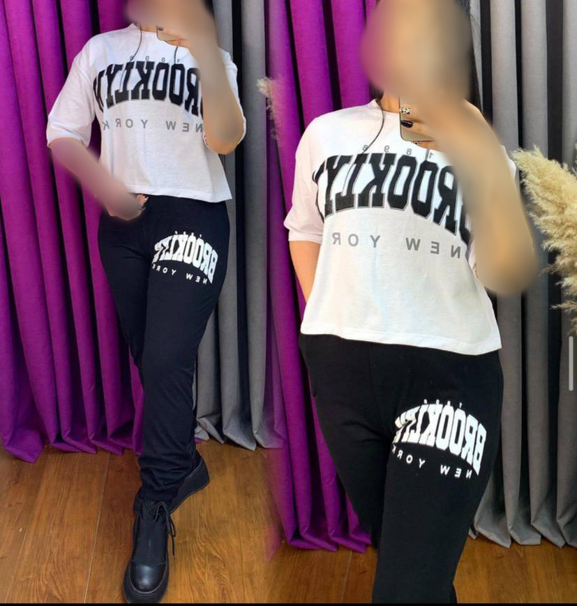 ست کراپ شلوار Brooklyn (پک 4 عددی)