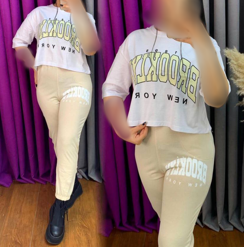 ست کراپ شلوار Brooklyn (پک 4 عددی)