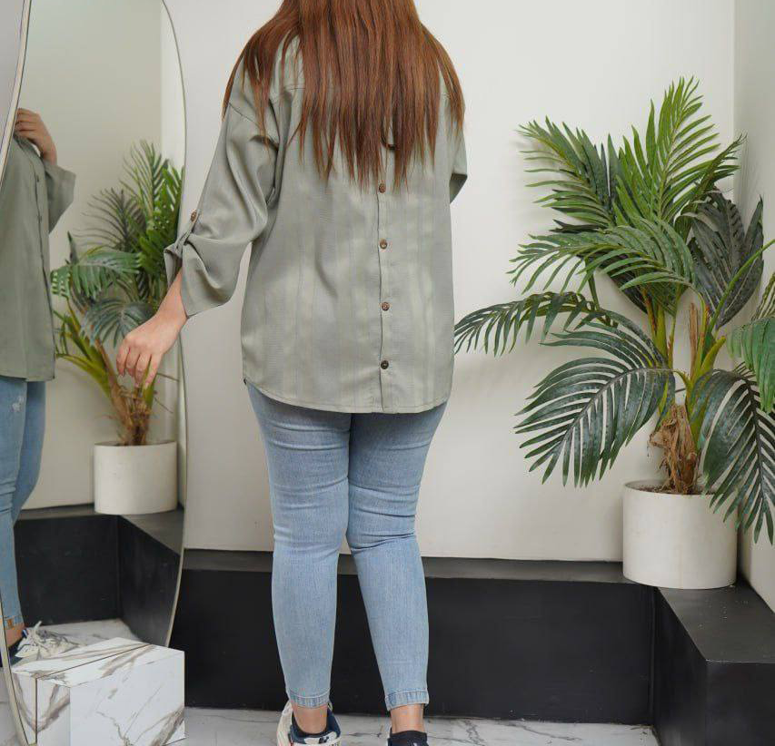 مانتو مراکشی جلو باز پشت دکمه (پک 4 عددی)