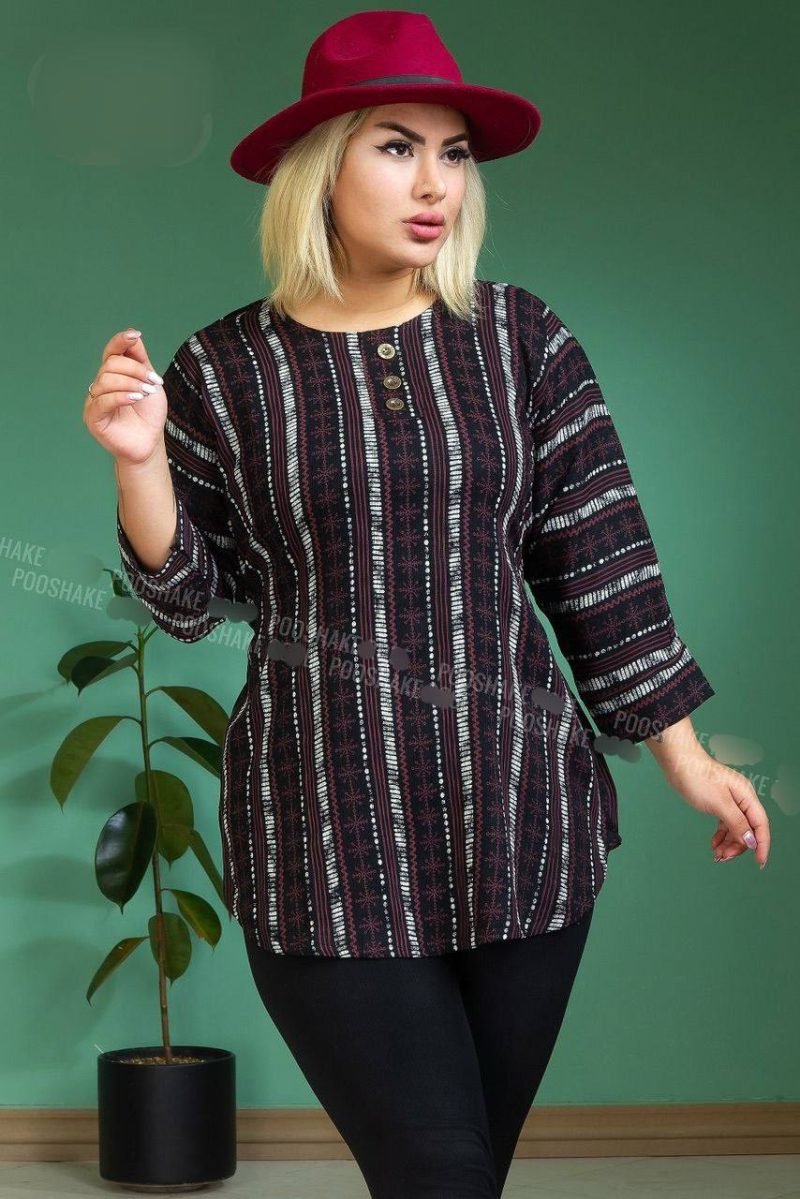 تونیک مانتویی حراجی (پک 6 عددی)