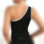 نیمتنه یکطرف سرشانه نوار سفید (پک 6 عددی)
