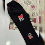 شلوار بوت کات بچگانه چاپی  (پک 6 عددی)