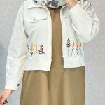 کت و سارافن گلدوزی عالیه (پک 3 عددی)