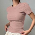 تیشرت بیسیک  یقه گرد (پک 5 عددی)