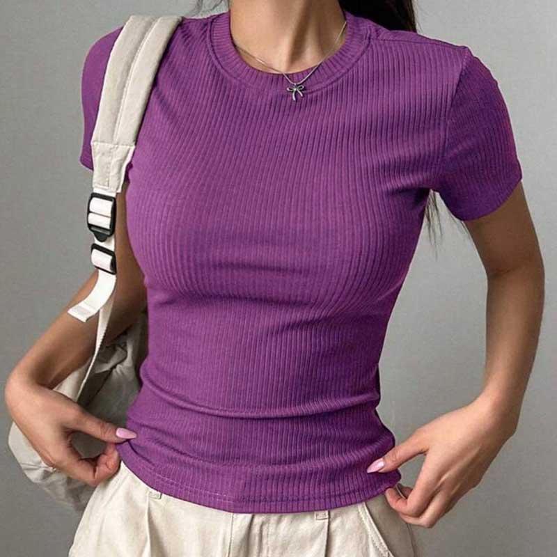 تیشرت بیسیک  یقه گرد (پک 5 عددی)