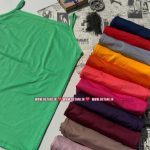تاپ ۲ بندی رنگی قواره دار (پک 6 عددی)
