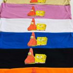 تیشرت باکسی پاتریک و باب اسفنجی (پک 4 عددی)