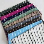 شومیز جلو دکمه پری خط ریز کد 2  (پک 5 عددی)