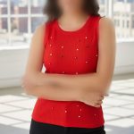 نیمتنه یقه گرد مرواریدی (پک 5 عددی)