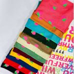 تاپ یقه خشت توت فرنگی (پک 6 عددی)