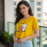 کراپ نیم استین دو خرس (پک 6 عددی)