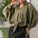 شومیز کرواتی الیزه گرم بالا (پک 6 عددی)