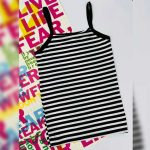 تاپ ۲ بندی راه راه (پک 12 عددی)