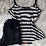 تاپ ۲ بندی راه راه (پک 12 عددی)