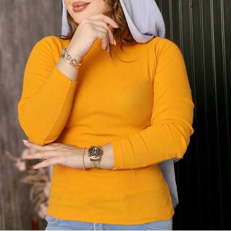 بلوز یقه اسکی بیسیک (پک 6 عددی)