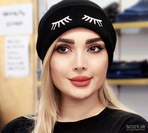 کلاه بافت گلدوزی چشم ( پک 6 عددی)