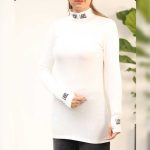 تونیک فینگر دار یقه اسکی (پک 4 عددی)