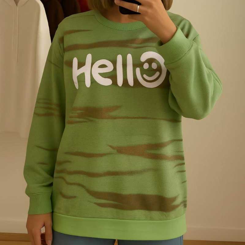 بلوز آستین دار هلو (پک 6 عددی)