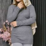 سارافون یقه ۵ سانت استین دکمه (پک 6 عددی)