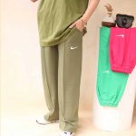 شلوار بگ نایک جلو دوخت خط اتو (پک 5 عددی)