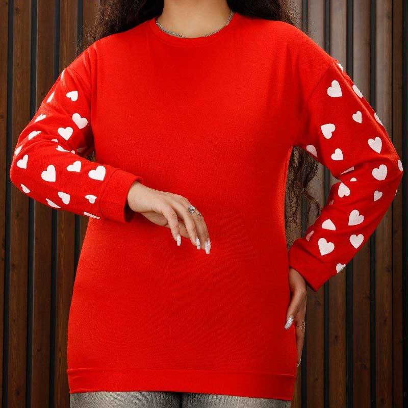 بلوز آستین دار قلبی (پک 5 عددی)