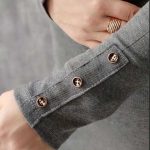 سارافون یقه ۵ سانت استین دکمه (پک 6 عددی)