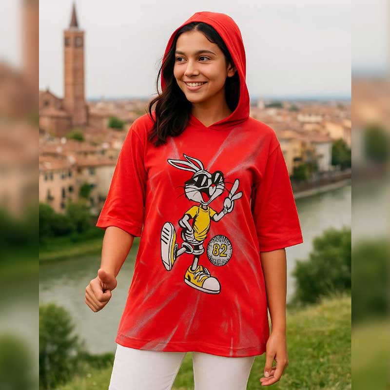 لانگ کلاهدار اسپرت خرگوش (پک 6 عددی)