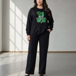 ست بلوز شلوار چاپ برجسته خرس بالمین (پک 4 عددی)