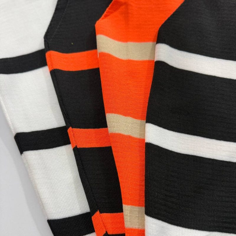 تاپ بافت راه راه سلین (پک 6 عددی)