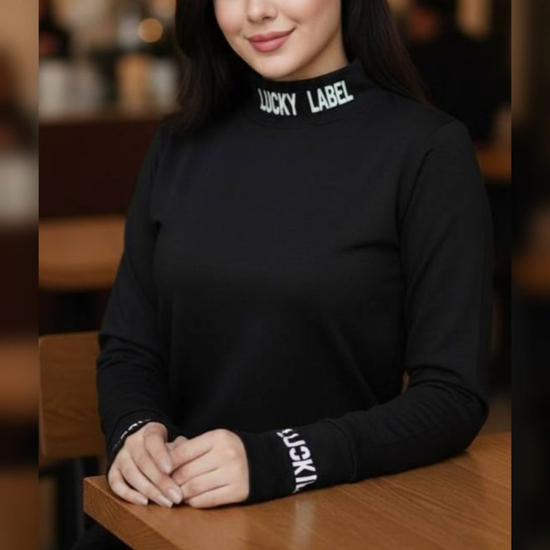 تونیک فینگر دار یقه اسکی (پک 6 عددی)