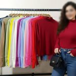 بلوز فینگردار یقه ۳ سانت بیسیک (پک 6 عددی)