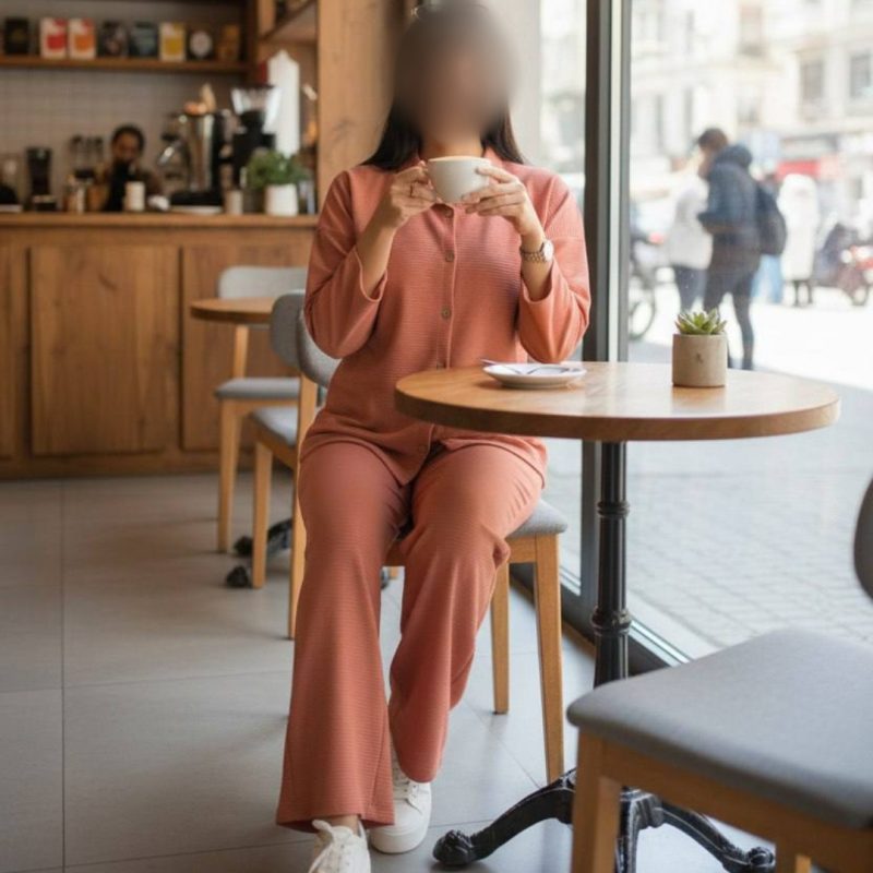 ست بلوز شلوار جلودکمه دار (پک 4 عددی)