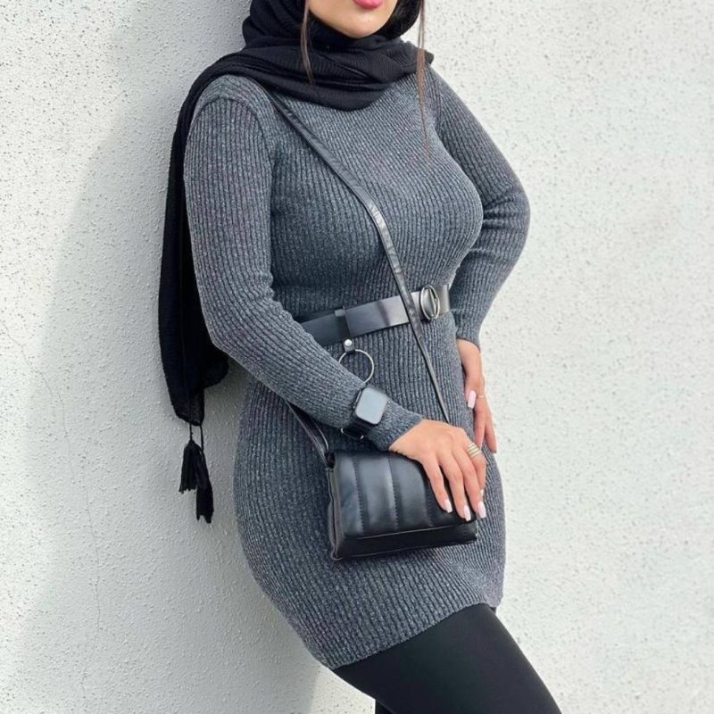 زیر سارافون یقه گرد ( پک 3 عددی)