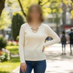 بلوز استین دار یقه کارتیر ( پک 6 عددی)