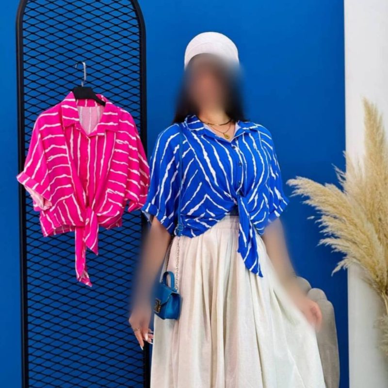 شومیز جلو گره ای (پک 6 عددی)