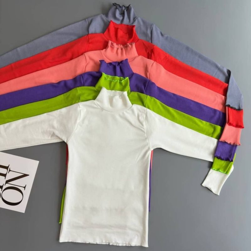 بلوز یقه پنج سانت تمام ژول (پک 7 عددی)