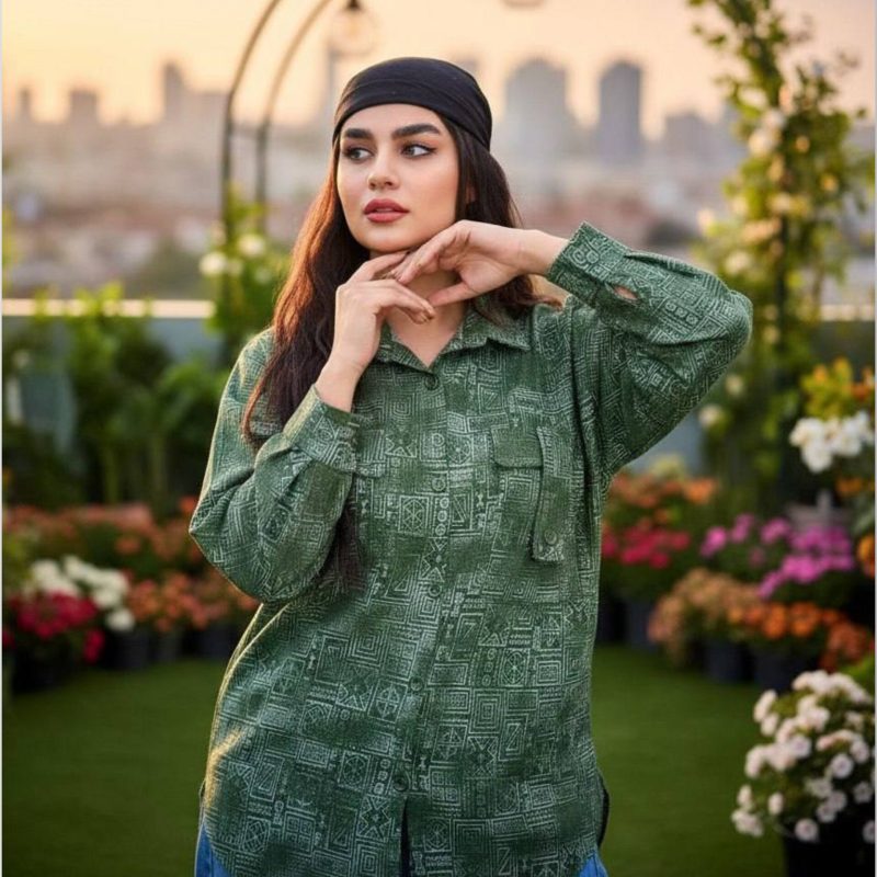 مانتو جیب صلیبی (پک 5 عددی)