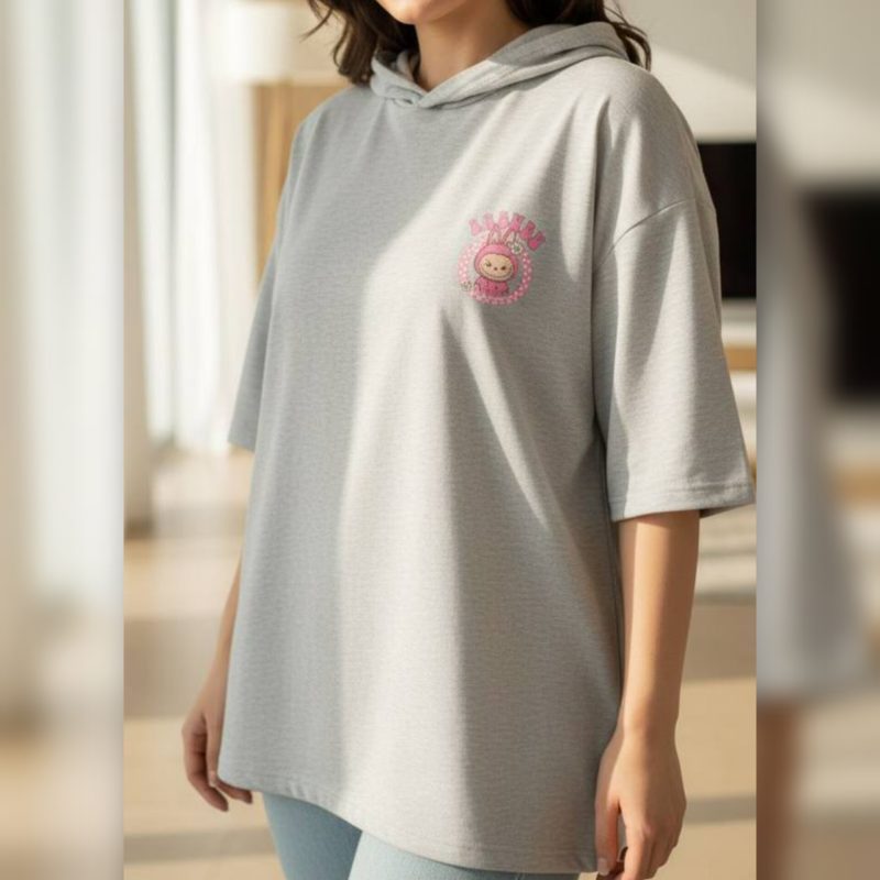 باکسی کلاهدار چاپ لبوبو (پک 4 عددی)