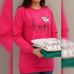 بلوز آستین بلند چاپدار (پک 6 عددی)