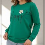 بلوز آستین بلند چاپدار (پک 6 عددی)