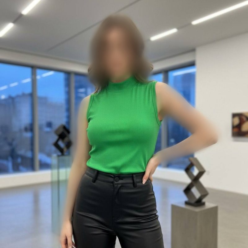 تاپ یقه ۵ سانتقواره دار (پک 6 عددی)