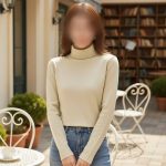 بلوز استین دار بیسیک یقه اسکی (پک 6 عددی)