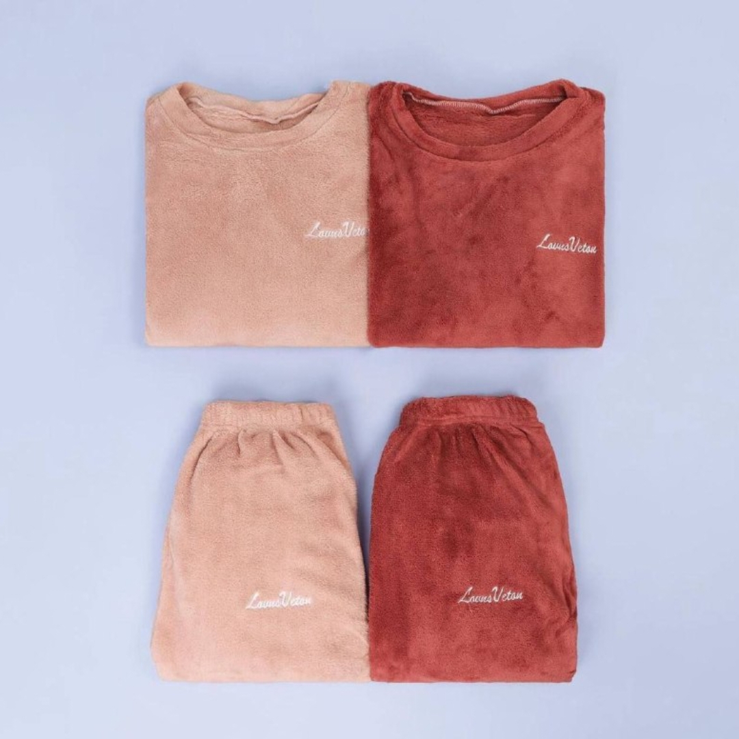 ست بلوز و شلوار تدی (پک 6 عددی)