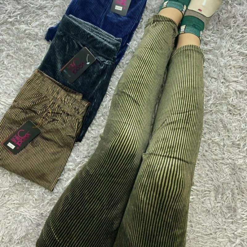 شلوار مخمل کبریتی رنگی(پک 6 عددی)