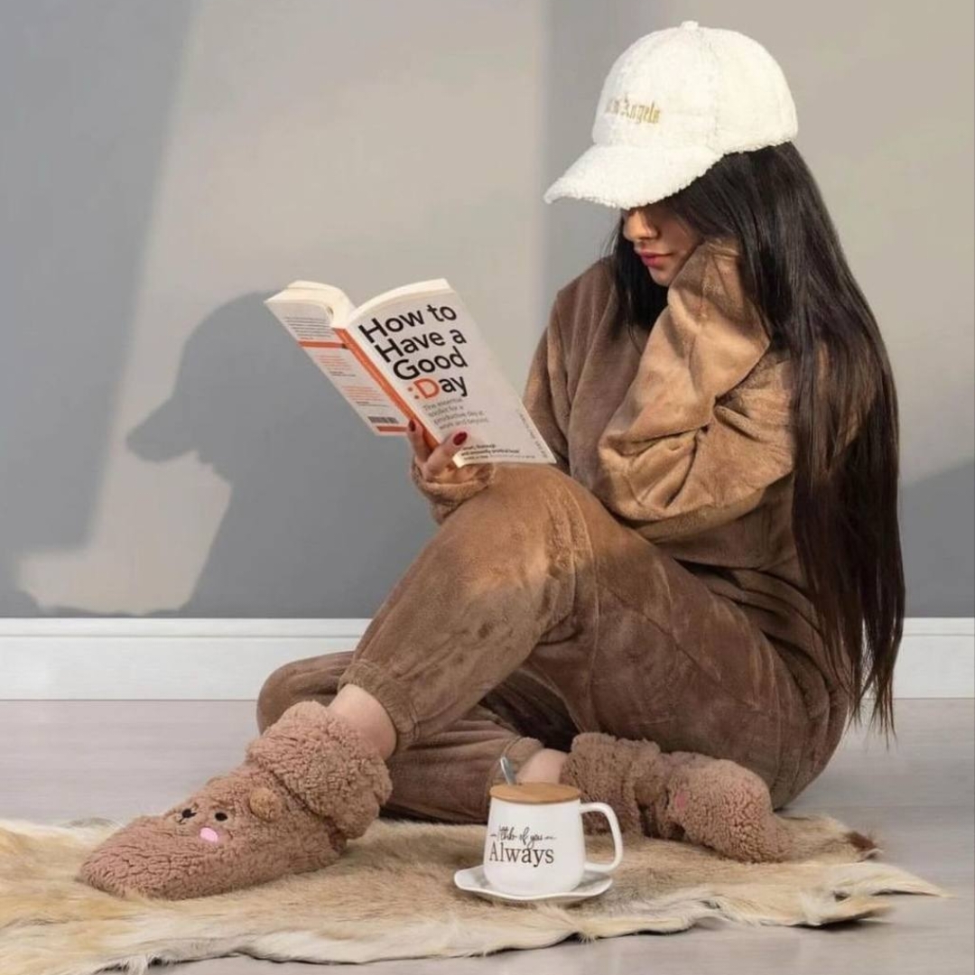 ست تدی بلوز و اسلش (پک 6 عددی)