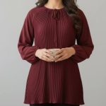 شومیز جلو پلیسه مدل سما (پک 5 عددی)