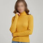 کراپ یقه اسکی فینگری جلو دوخت (پک 6 عددی)