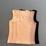 تاپ رکابی گلدوزی بابونه (پک 6 عددی)